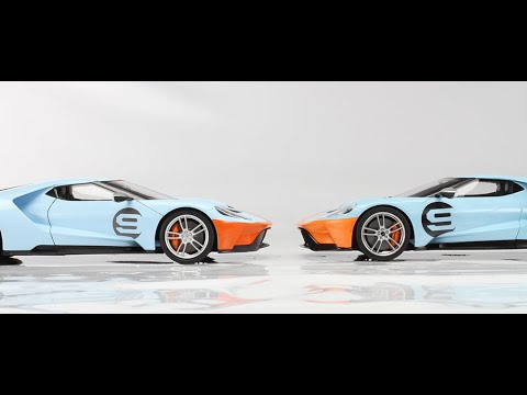 Diecast Ford GT Heritage Edition: Maisto Exclusive Edition and GT Spirit
