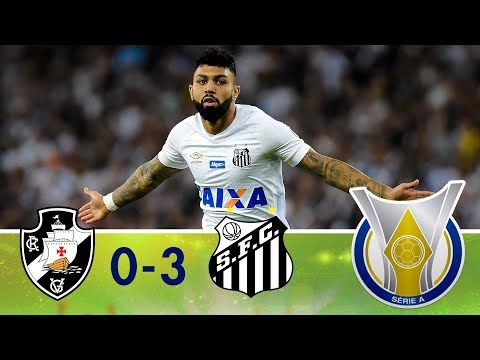 Melhores momentos - Vasco 0 x 3 Santos - Campeonato Brasileiro (01/09/2018)
