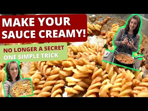 How I Make My Creamy Tomato Pasta Sauce - It's So Easy and Quick!