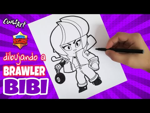 Como Desenhar Brawl Stars Bibi Como Desenhar - brawl stars dezenho da bibi