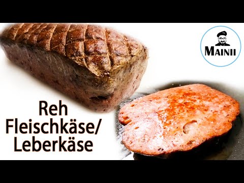 Leberkäse backen ohne Kutter / Reh Leberkäse selber machen Rezept / OHNE KUTTER