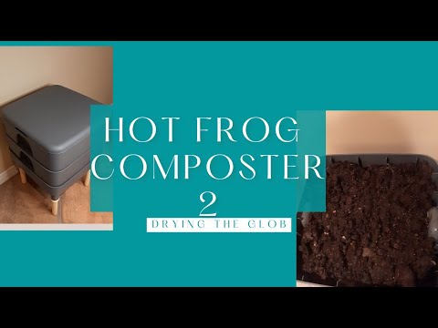Hot Frog Composter 2 - Drying up the glob and bringing back balance to a moist system.