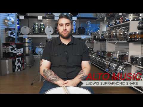 Ludwig LM402 Supraphonic 14X6.5 Metal Snare Drum image 3