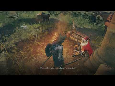 Elden Ring - Talking to Merchant Kalé after meeting Blaidd (Dialogue)