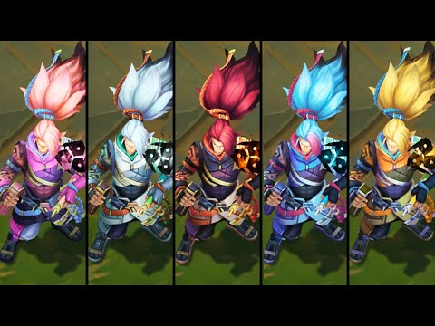 All Inkshadow Yasuo Chromas | League of Legends