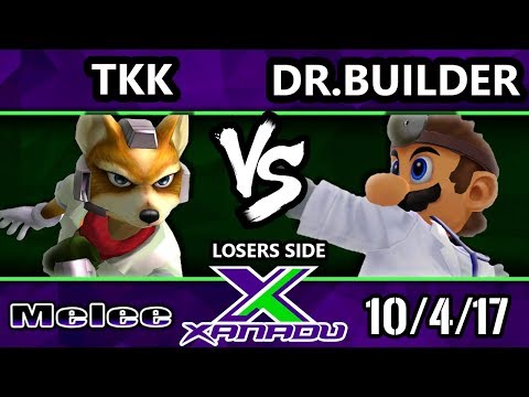 S@X 222 Melee - TKK (Fox) Vs. Doctor Builder (Dr. Mario) - Smash Melee Losers Bracket - SSBM