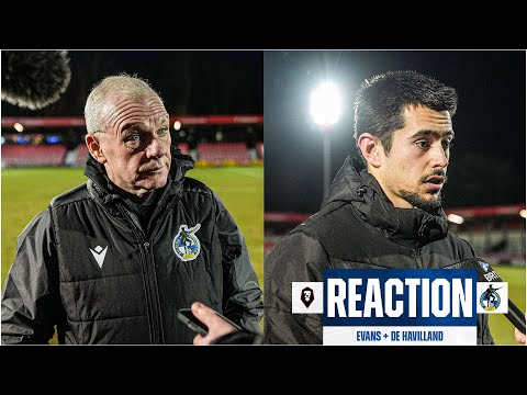 "We lacked physicality and desire" | Evans and De Havilland | Post Match Reaction | Salford v Rovers