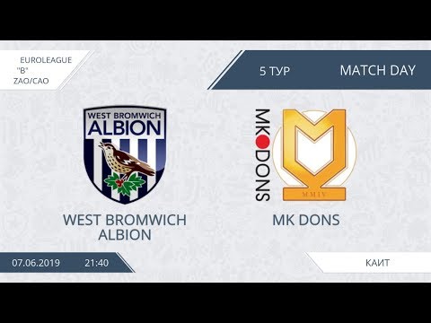 AFL19. Euroleague B. Division ZAO/CAO. Day 5. West Bromwich Albion - MK Dons