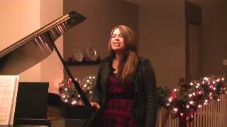 Jordan DePhillips singing Rockin' around the Christmas Tree