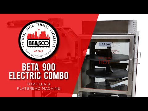 BE&SCO BETA 900 ELECTRIC Beta 900 Tortilla Dough Wedge Press & Oven Combo 2 image