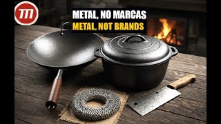 4 Herramientas de Metal Puro para Sobrevivir 100 años (Kit de Cocina )