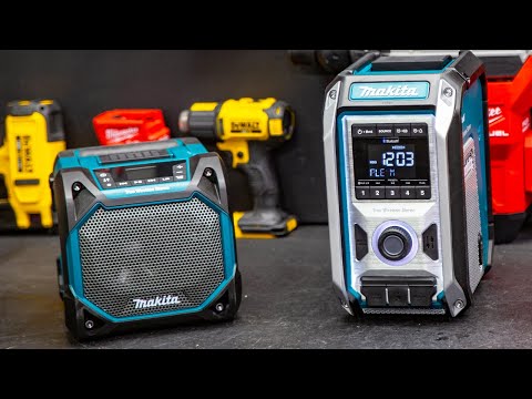 Makita Statybinis „bluetooth" grotuvas DMR203 10.8V - 18V, IP64 video