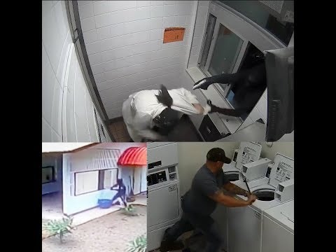 Armed robber climbs through McDonald's drive thru window