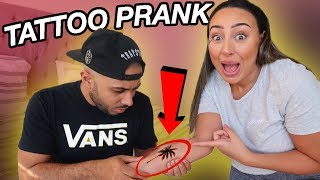 TATTOO PRANK ON MY ANGRY BROTHER!! (HE WENT CRAZY) | VLOGMAS