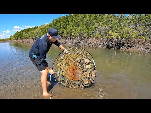 CATCHING CRABS - made EASY! | FULL POTS | Cooking CRAB PASTA!