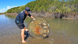 CATCHING CRABS - made EASY! | FULL POTS | Cooking CRAB PASTA!