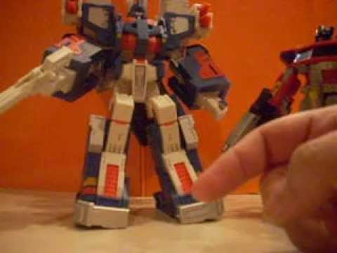 Fansproject City Commander ( Ultra Magnus) review part 2 also PX-03 backpack