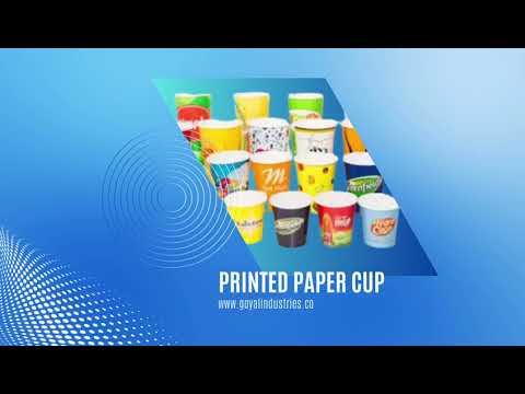 250 ml printed paper cup, for parties