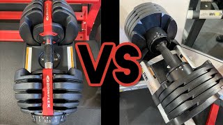 CORE HOME FITNESS VS BOWFLEX 552 SELECTTECH - Best Adjustable Dumbbells set for Home Gym Comparison