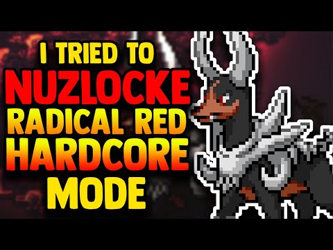 I Tried To Nuzlocke Pokemon RADICAL RED HARDCORE MODE...