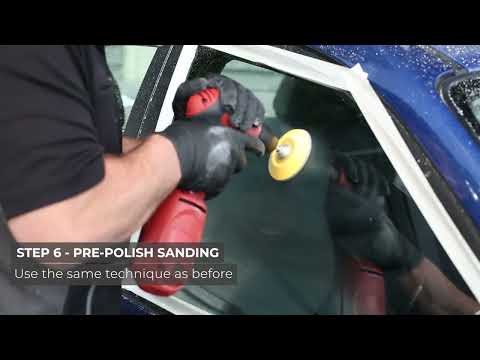 How to Remove Scratches from Car Side Windows | DIY Automotive Glass Scratch Removal Kit Tutorial