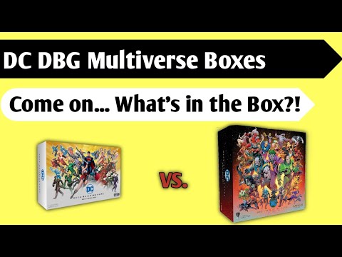 Exploring the Multiverse: Looking at the Old vs. New DC Deck-Building Multiverse box