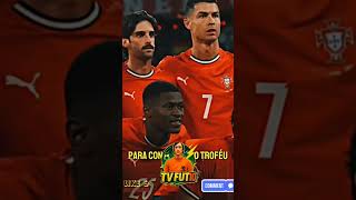 VITINHA E NUNO MENDES FAZEM PROMESSA EMOCIONANTE A CRISTIANO RONALDO #futebol #cr7 #portugal #edit