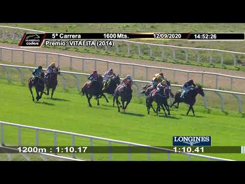 12/09/2020 – Hipodromo Maroñas – Carr 5 – VITALITA (2014)