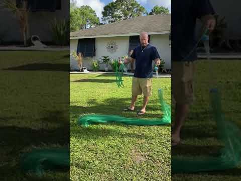 Easiest way to throw a 10 foot cast net