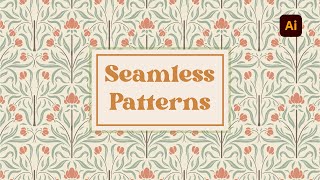 Easy Seamless Patterns in Adobe Illustrator (Blob Brush Method)