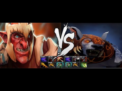 Dota2 Battle 1vs1 (Ursa VS Troll Warlord)