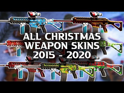ALL Christmas WEAPON SKINS 2015  - 2020 - Rainbow Six Siege