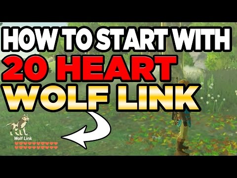 How To Get 20 Heart Wolf Link in Breath of the Wild  | Austin John Plays