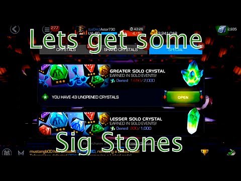 Massive Greater Solo Crystal Opening + 4 Star Crystal