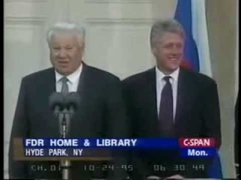 Ельцин и Клинтон  New York, Hyde Park, 23 октября 1995 г  1 2