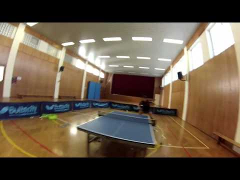 Timo Boll vs Patrik Franziska (Kopfkamera)