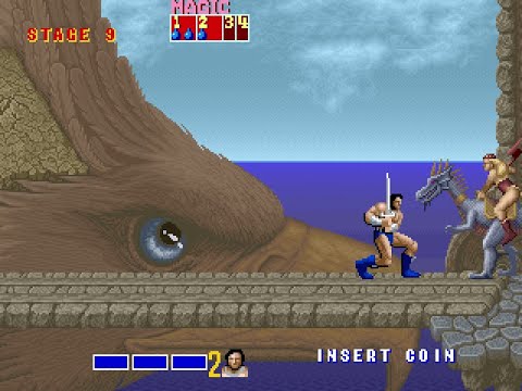 Golden Axe - Arcade Longplay (Ax Battler)