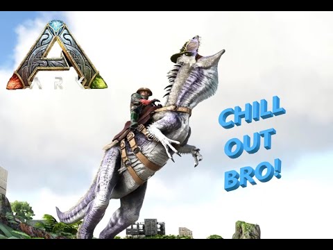 How to Tame the Cryolophosaurus! Ark Additions, Ark: Survival Evolved