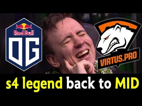 s4 back to MID old style Puck vs Batrider — OG vs VP