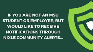 How to Update Your MSU Alert Preferences