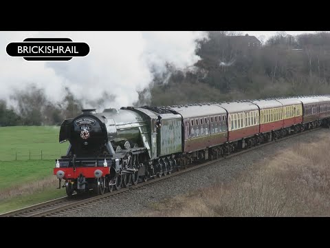 LNER A3 60103 'Flying Scotsman' - East Lancashire Railway - 17/03/23