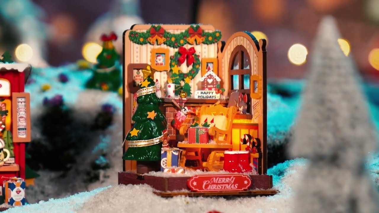 RoboTime Construction kit Christmas fireplace