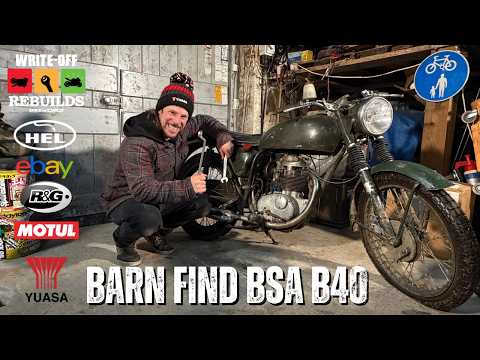 BARN FIND CLASSICS | WILL THE ARMY BSA B40 START?