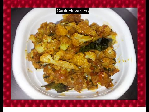 Cauli-Flower Fry Video