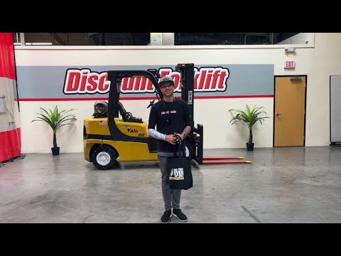 YALE GLP060VXEVSE093 6,000 lb LP(Propane) #144k -Forklift for Sale