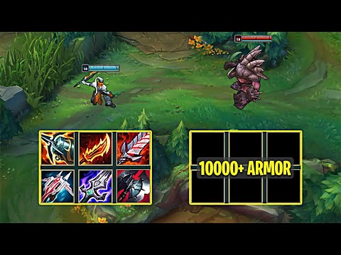 MASTER YI FULL BUILD vs 10000+ ARMOR MALPHITE NO BUILD - League of Legends