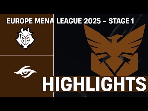 [HIGHLIGHTS] G2 Esports vs Secret | Playoff | Europe MENA League 2025 - Stage 1