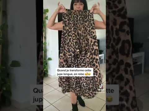 transformer jupe longue en robe 🥰