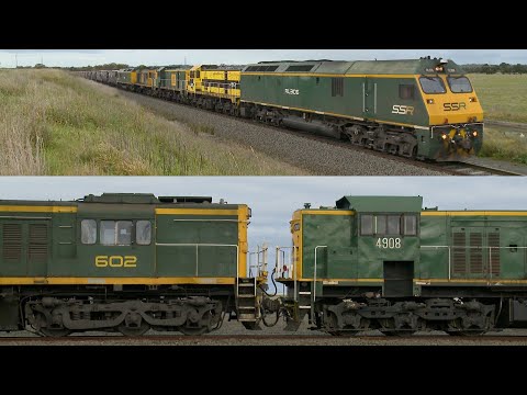 1VK1 SSR Grain Train Refuels At Gheringhap (6/7/2020) - PoathTV Australian Railways
