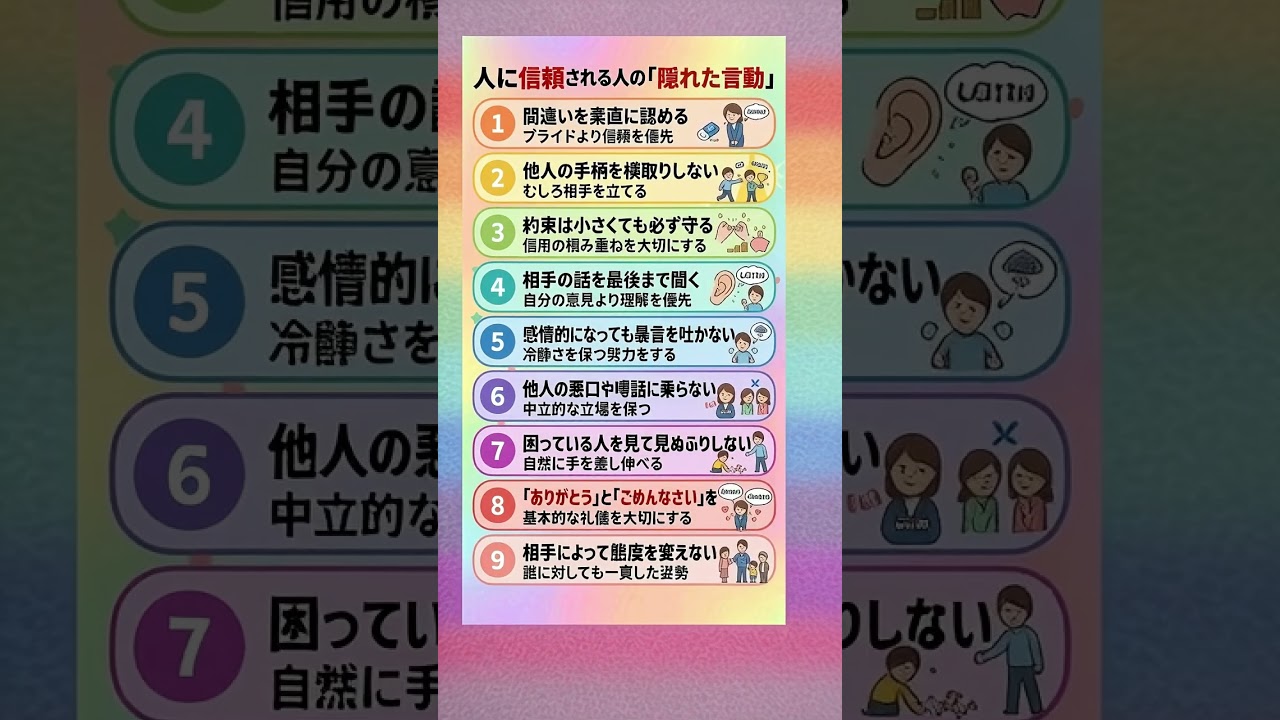 人に信頼される人の「隠れた言動」